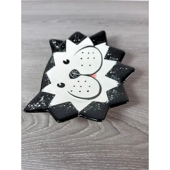 Vintage Hand Made Alexander Ceramics Cat Whimsical Trinket Soap‎ Dish Spoon Rest - Picture 2 of 7